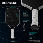 Raquette de Pickleball T700 en carbone - Ben Johns