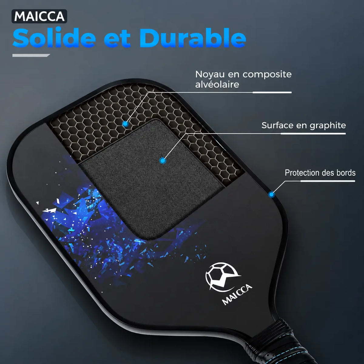 Pack Pickleball Duo Graphite - MAICCA Pickleline
