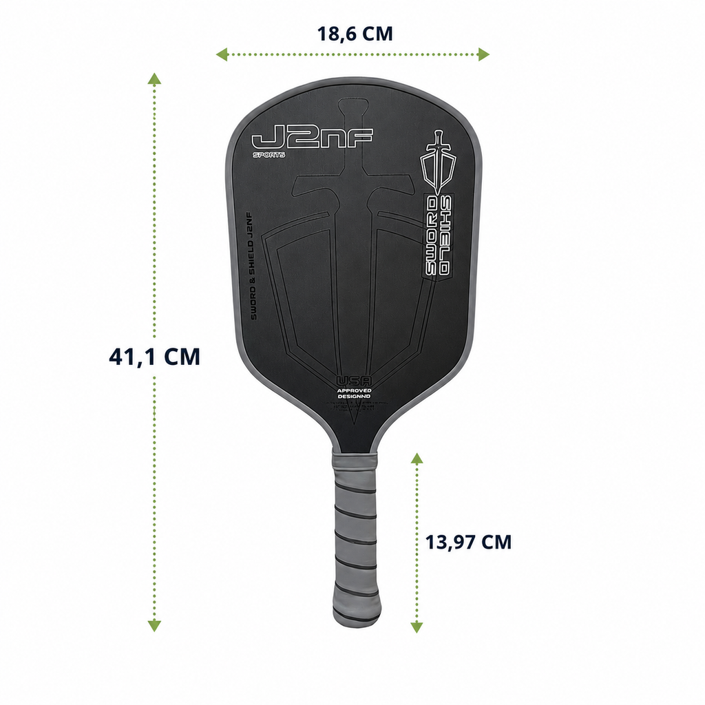 Raquette de Pickleball J2NF | Carbone Toray T700, Noyau Mousse EPP
