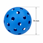 Balles de Pickleball Extérieur 74mm | Lot de 6, 40 Trous