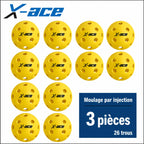 Balle de Pickleball X-ace intérieur | 26 Trous Pickleline