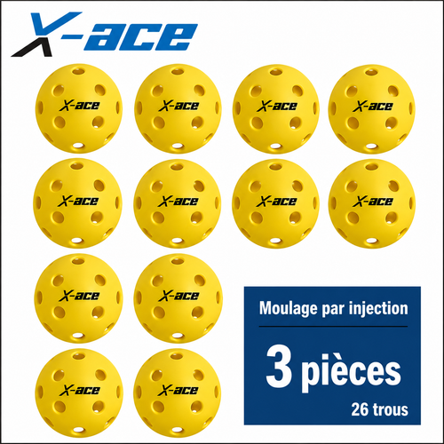 Balle de Pickleball X-ace Indoor | 26 Trous