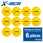 Balle de Pickleball X-ace extérieur | 40 Trous Pickleline