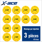 Balle de Pickleball X-ace extérieur | 40 Trous Pickleline