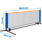 Filet de Pickleball Portable Compact | 304,8 cm, Structure Fer Pickleline