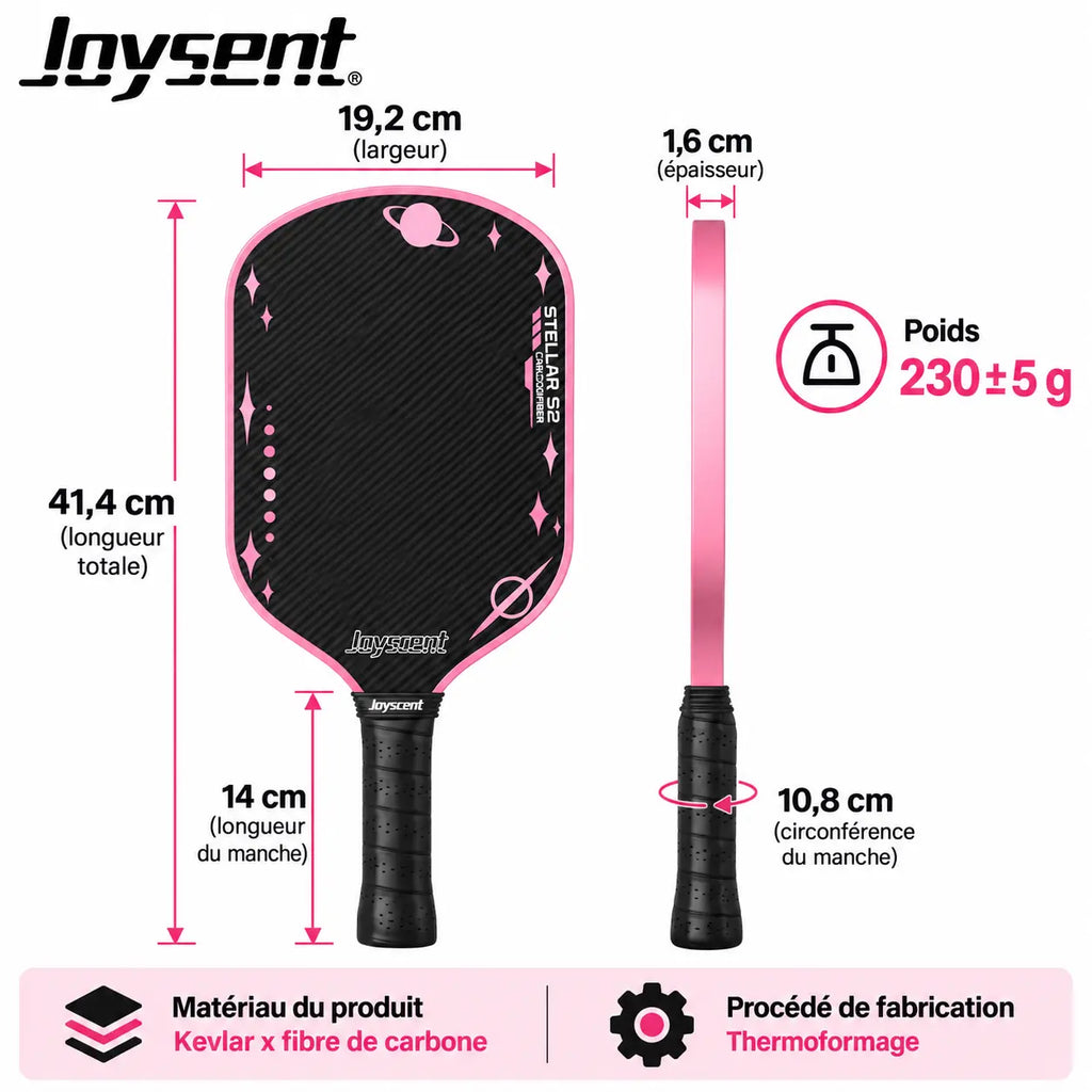 Raquette Pickleball Stellar S2 Kevlar - Joysent Pickleline