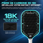 Raquette Pickleball NecroStar Carbone 3D 18K - Joysent Pickleline