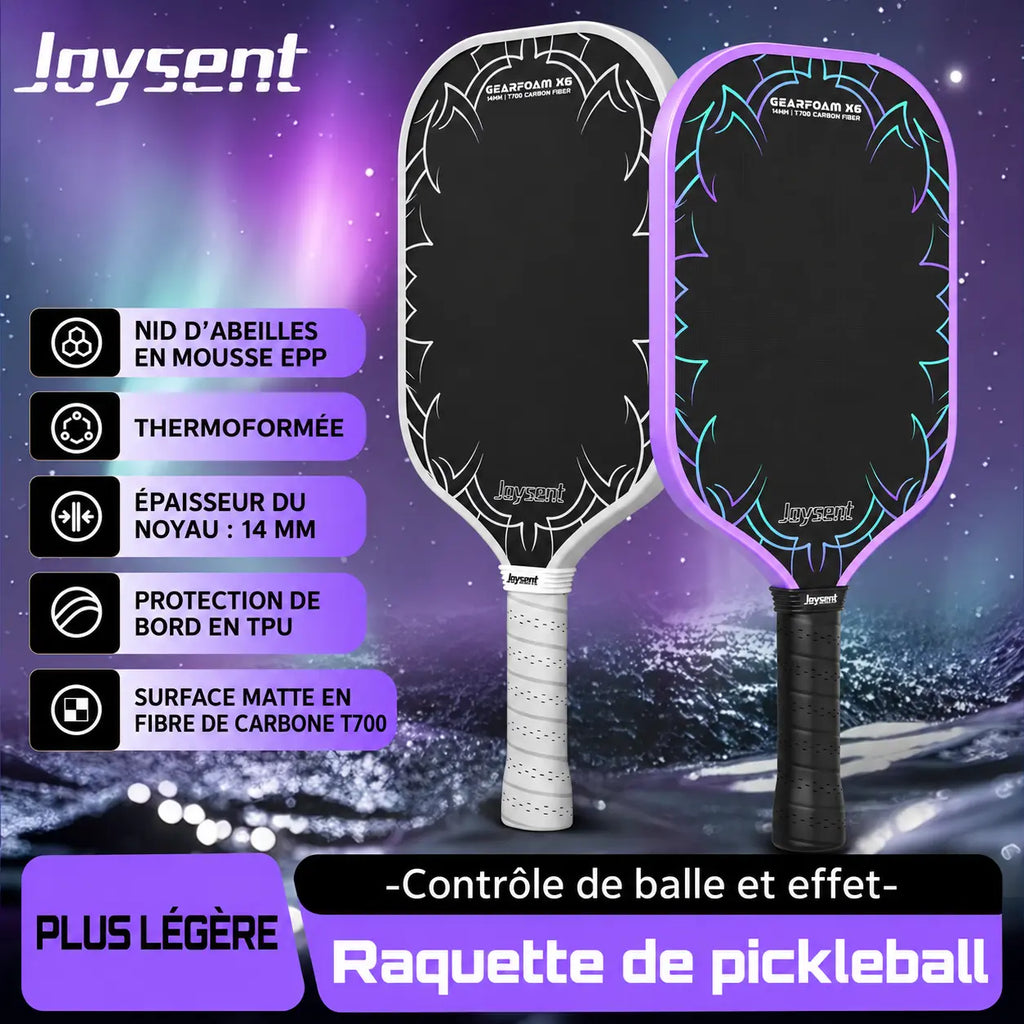 Raquette Pickleball T700 Carbone EPP - Joysent Pickleline