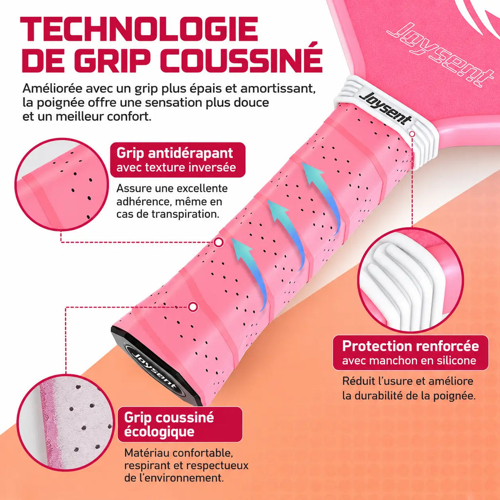 Pack Pickleball Heartbeet S1 Fibre de Verre - Joysent Pickleline