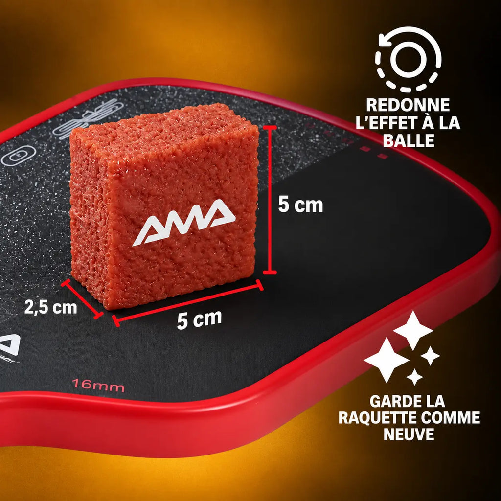 Gomme Nettoyante pour Raquette Pickleball - AMASPORT Pickleline