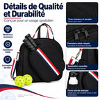 Sac de Sport Pickleball avec Étui à Raquette Détachable Pickleline