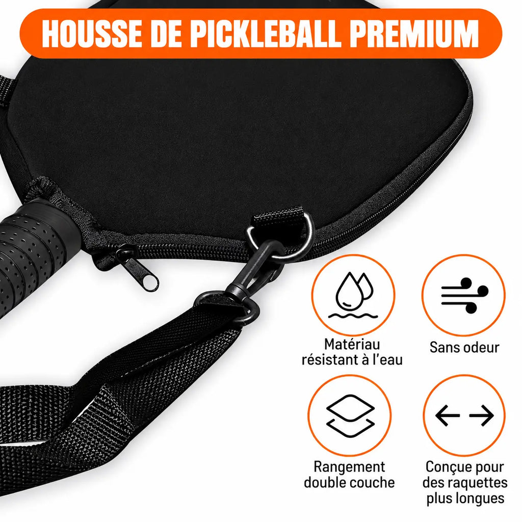 Pochette de Transport Raquette Pickleball Bandoulière Pickleline