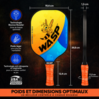 Pack Pickleball Junior Fibre de Verre - WASP Pickleline