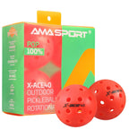 Balles de Pickleball X-ACE 40 Extérieur - AMASPORT Pickleline