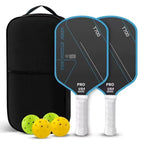 Set de Pickleball T700 | 2 Raquettes Carbone + 4 Balles + Sac de Transport