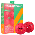 Balles de Pickleball X-ACE 40 Extérieur - AMASPORT Pickleline