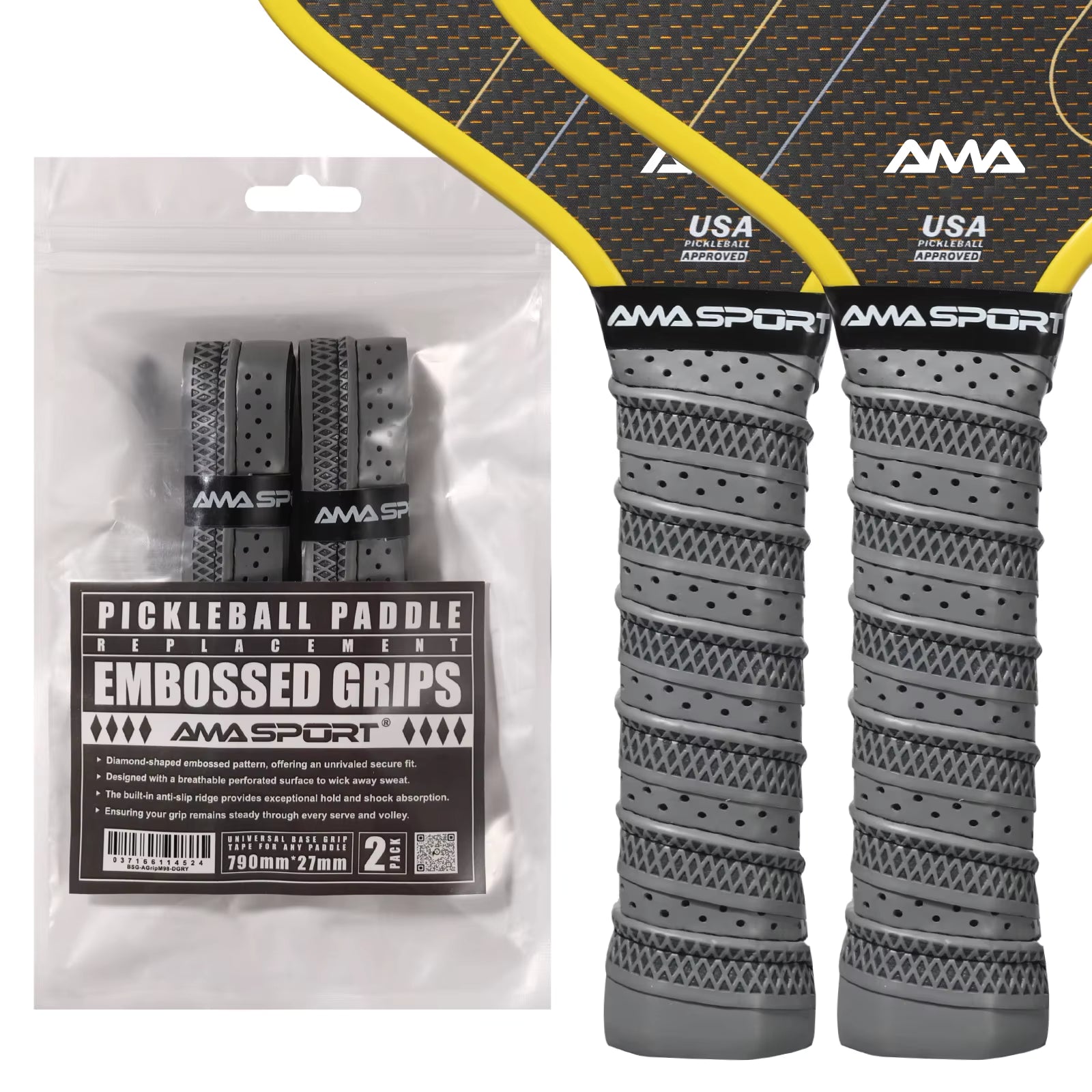 Surgrip Pickleball Antidérapant AMA SPORT | Lot de 2