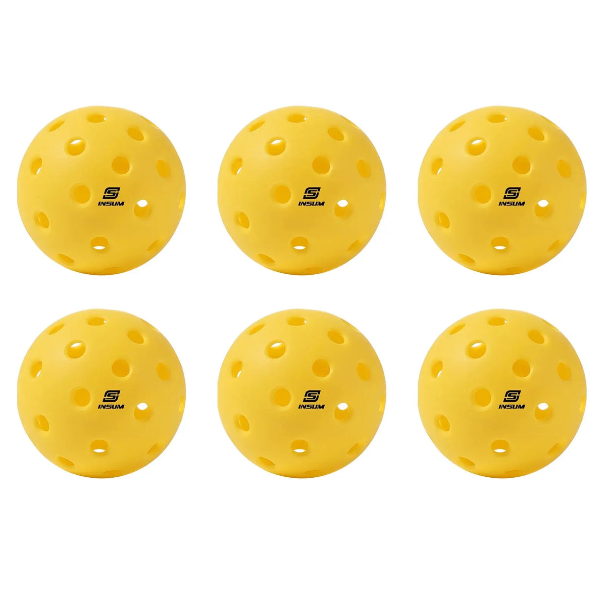 Balles de Pickleball Extérieur 40 Trous - INSUM Pickleline