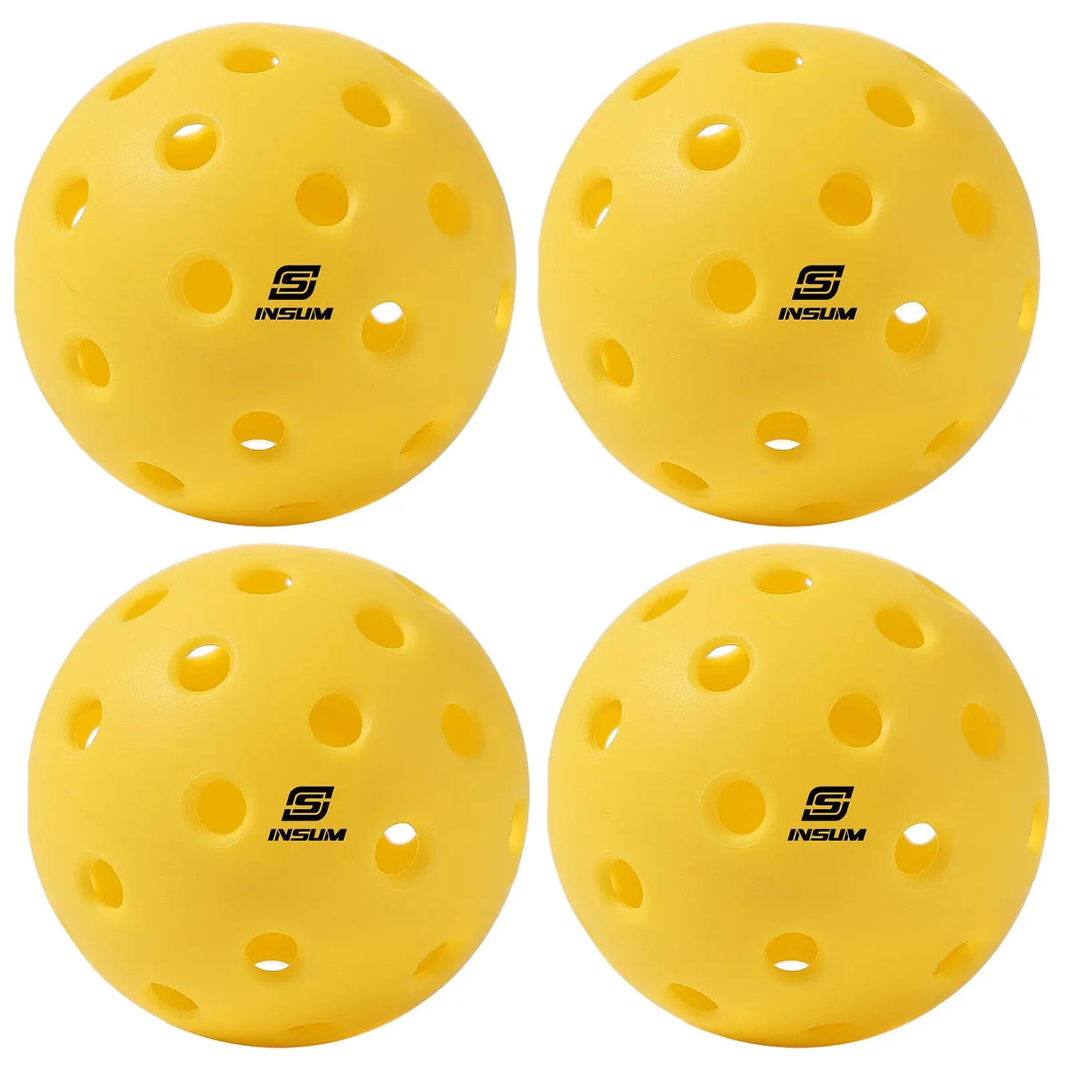 Balles de Pickleball Extérieur 40 Trous - INSUM Pickleline