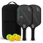 Set de Pickleball T700 | 2 Raquettes Carbone + 4 Balles + Sac de Transport