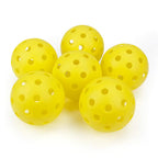 Balles de Pickleball Extérieur 74mm | Lot de 6, 40 Trous