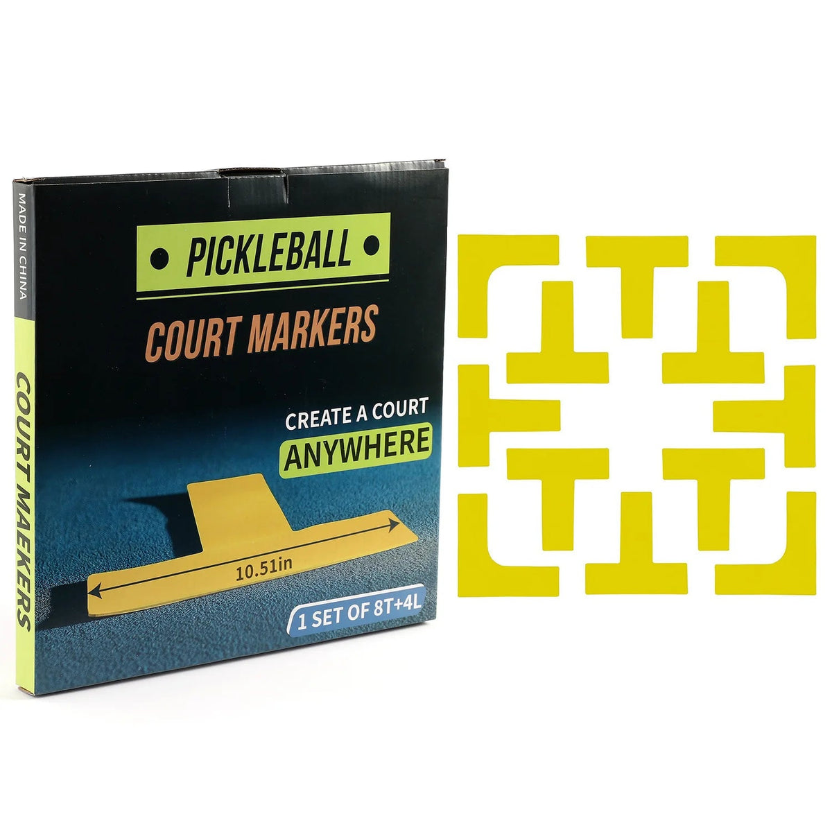 Sports Pickleball Court Marker Easy to Use Training Sports Court Lines Marker Pickleball Accessories Pickleline