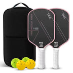Set de Pickleball T700 | 2 Raquettes Carbone + 4 Balles + Sac de Transport