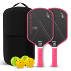 Set de Pickleball T700 | 2 Raquettes Carbone + 4 Balles + Sac de Transport