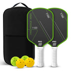 Set de Pickleball T700 | 2 Raquettes Carbone + 4 Balles + Sac de Transport
